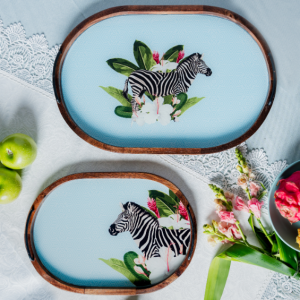 Striata Oval Trays