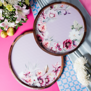Bloom Fig Round Tray