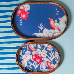 Rangbahar Oval Tray