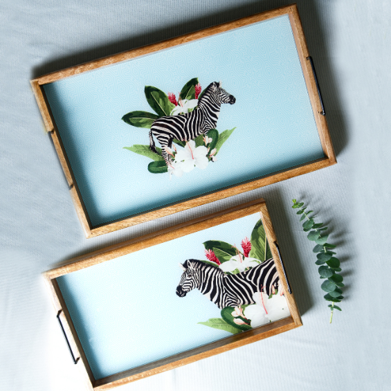 Striata Rectangular Tray
