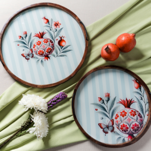 Surkh Gulnaar Round Tray